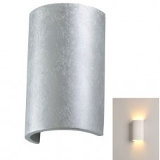 Γύψινη Απλίκα Τοίχου G9 230V Ασημί 5979